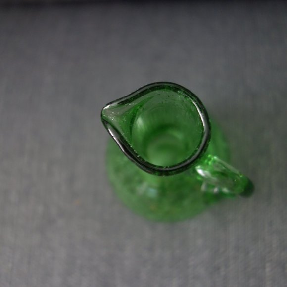 Green Glass Cruet - Picture 10 of 10